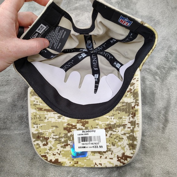 New Era Dallas Cowboys NFL 2023 Salute to Service 9Twenty Adjustable‎ Cap Hat - Picture 8 of 10